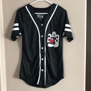 Mickey Mouse baseball style jersey